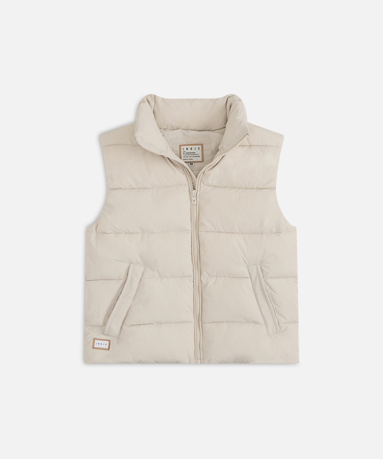Shop The Chester Puffer Vest - Stone | Industrie Kids