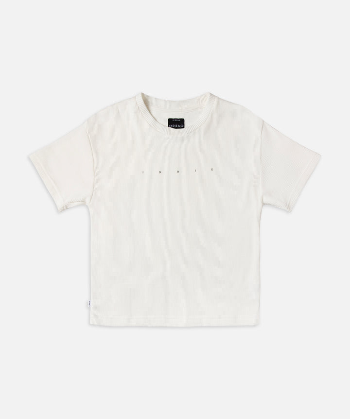 The Flynn Tee - Chalk