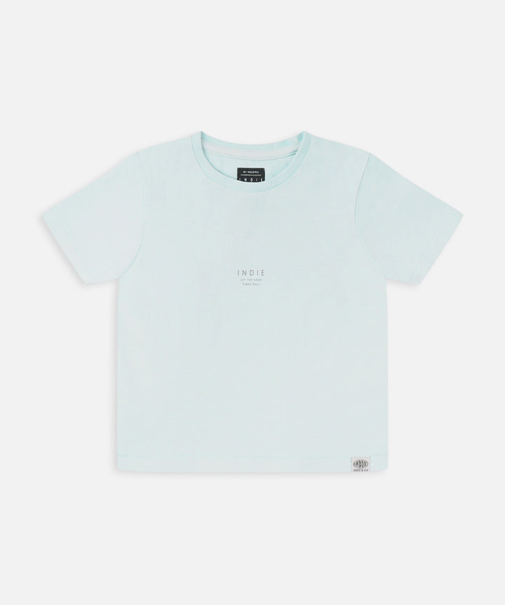 The New Marcoola Tee - Lt Cyan