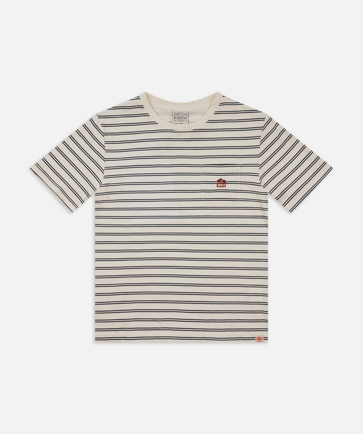 The Francisco Tee - Cream Navy